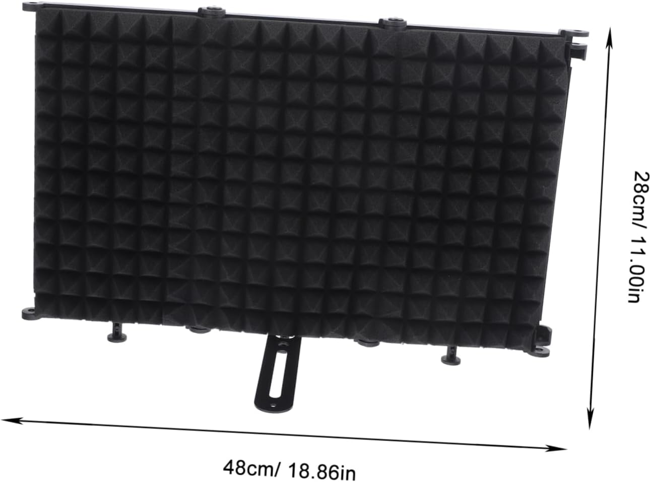 1set Foldable Microphone Absorbing Cover for Recording Studios Reduces Noise and Plosives for Vocals and Podcasts Construction High-density