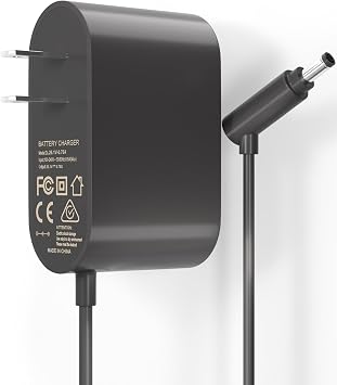 26.1V Cordless Vacuum Cleaner Charger Compatible with Dyson V8 V7 V6 SV04 SV03 DC59 DC58 DC62,Absolute Animal Motorhead Replacement for 26.1V 0.78A 967813-02 205720-02 209468-01 209568-01 AC Adapter