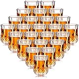 1.7oz Mini Shot Glasses Set Tasting Glasses Heavy Base Clear Shot Glass Cute Cordial Glasses Mini...