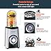homgeek Batidora de Vaso, Licuadora Smoothies de Alta Velocidad con 350W, 2...