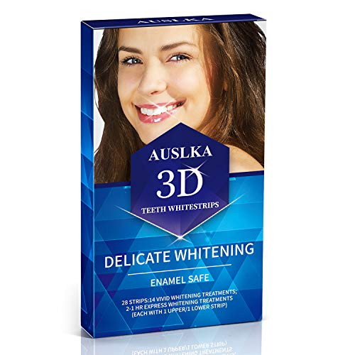 3D Teeth Whitening Strips, Whitener Sensitive Teeth, Whitening Kit, Professional Efficient Teeth Whitestrips