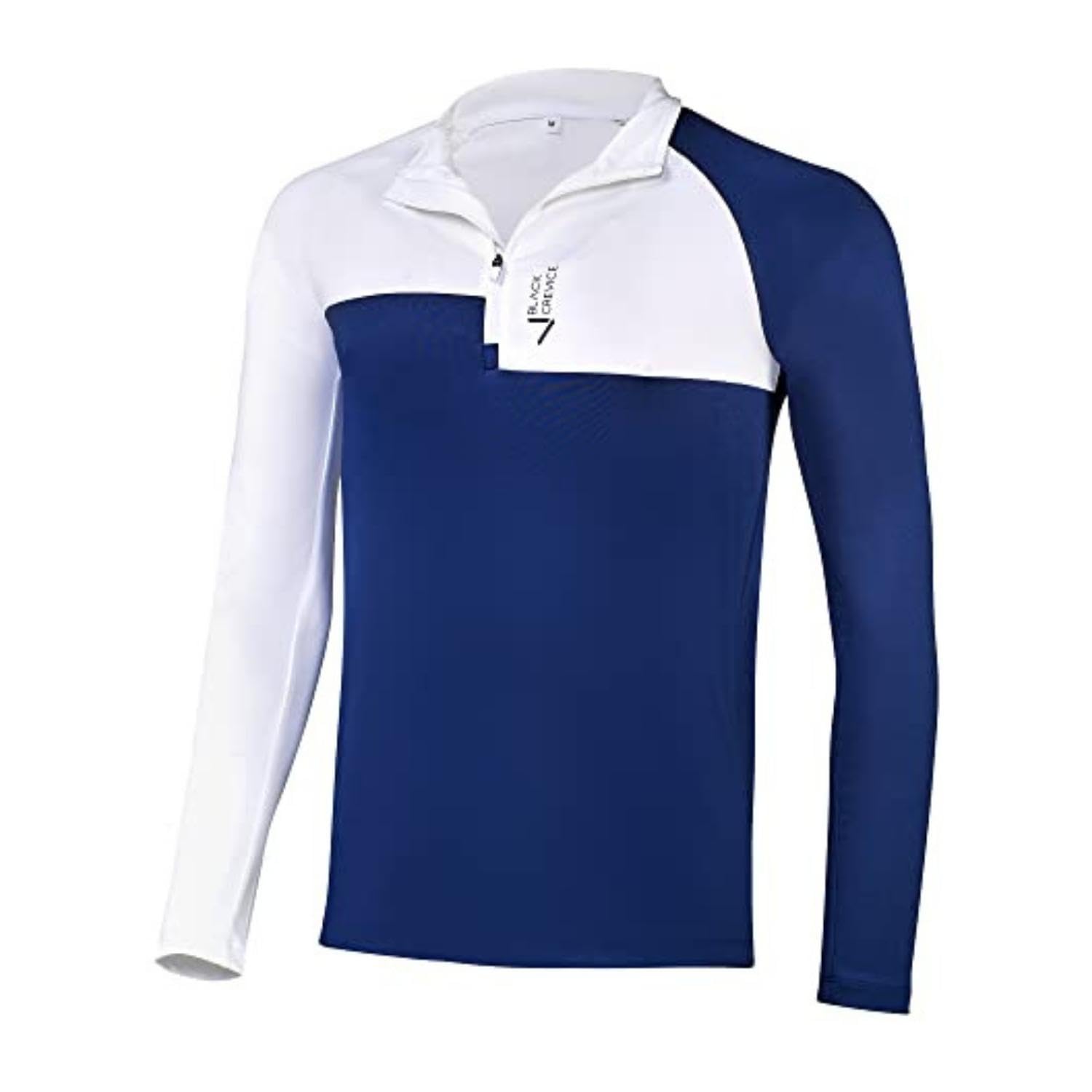 Black Crevice Camiseta Funcional con Cremallera para Hombre Camiseta Hombre