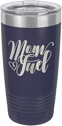 Miniatura 10 de MOM FUEL BLACK Vaso de bebida de 20 oz con pajita  Taza de viaje grabada con láser con citas divertidas  Comparar con Yeti Rambler  Idea de regalo