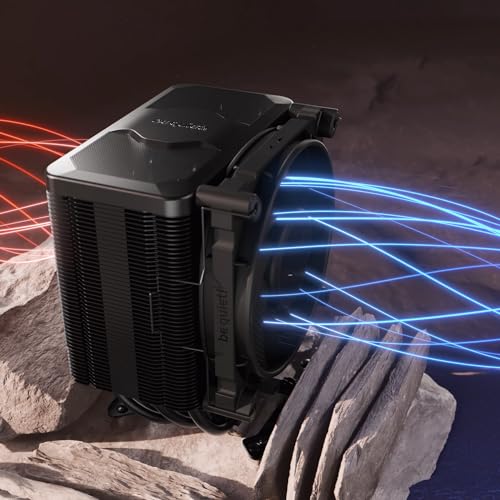 Image of be quiet! Dark Rock 5 CPU air Cooler | Extremely high Cooling Performance | 6 high-Performance Heat Pipes | Silent Wings 4 120mm PWM Fan | high RAM and VRM Cooler Compatibility | BK035