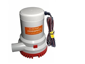 Asian Pumps & Machineries 2000 GPH 12v Boat Marine Plumbing Electric Bilge Pumps