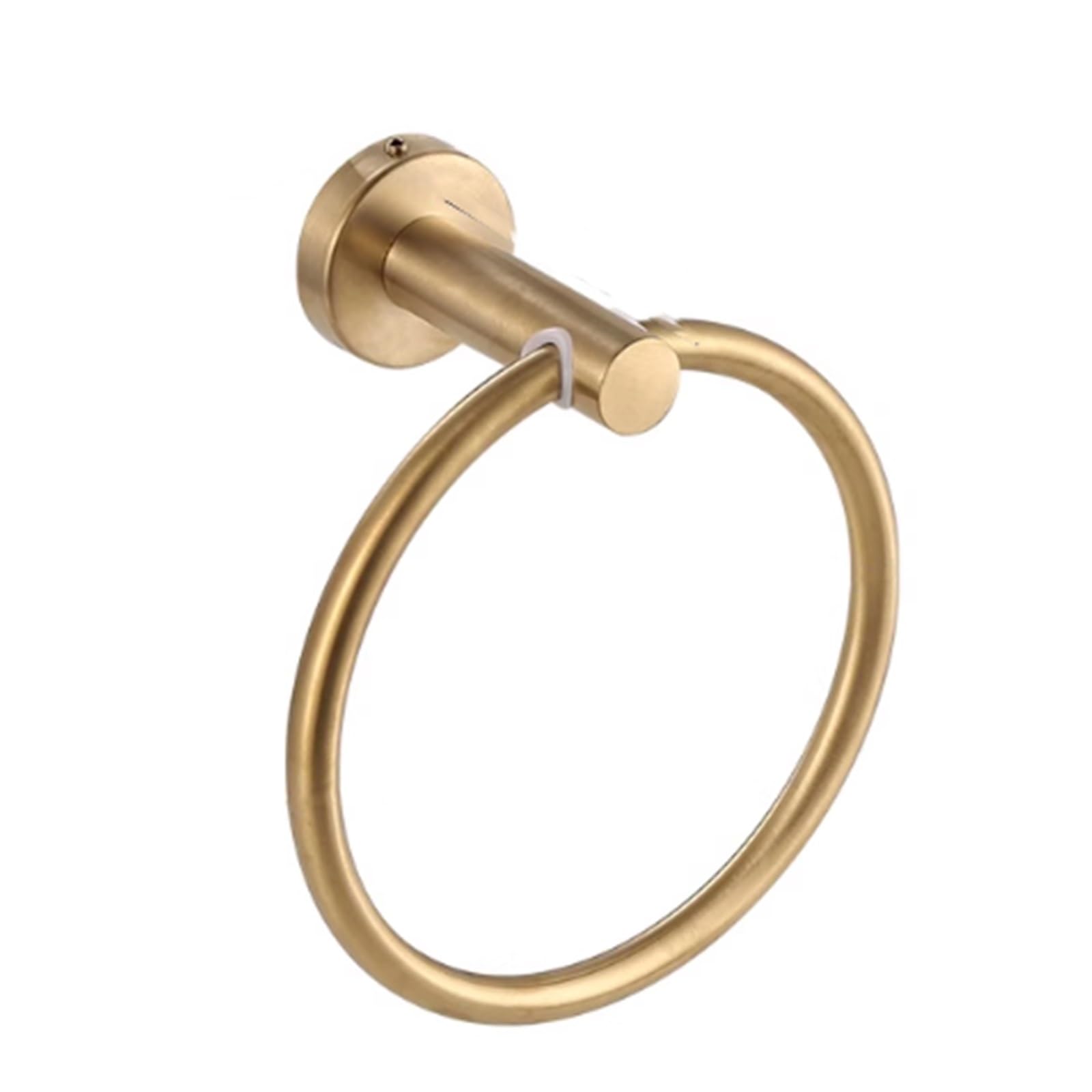 Anneau porte-serviette pour salle de bain en acier robuste 16.5cm