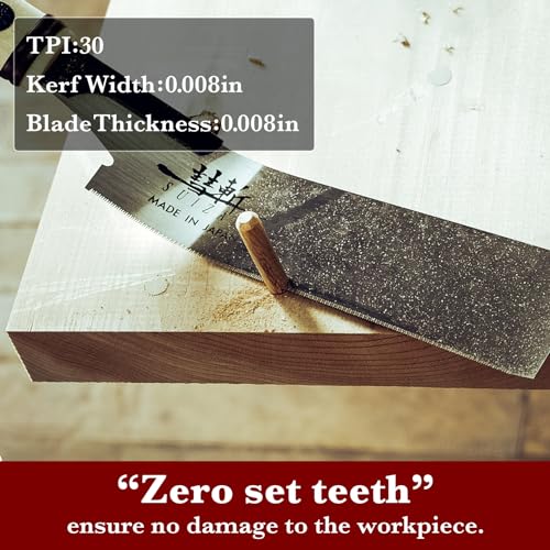Image of SUIZAN Flush Cut Saw 7 inch - Professional Japanese Pullsaw Handsaw Woodworking Tools