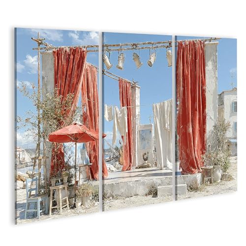 Scène romantique tableau sur toile évocateur pour passionnés de théâtre