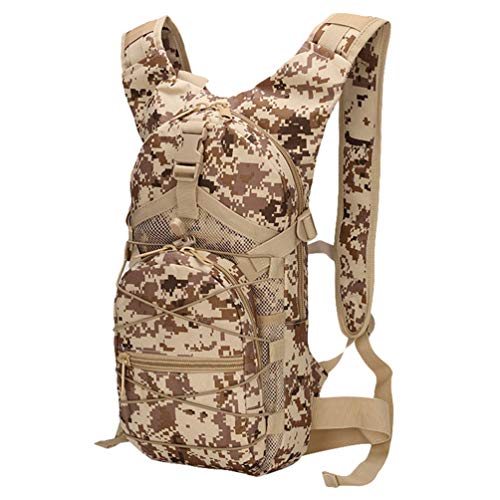 Kaiyei Mochila Militar Camuflaje 15L Bicicleta Casual Impermeable Multibolsillo Duradero