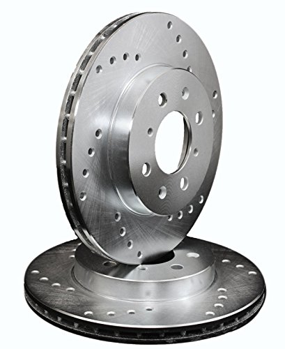 Fits 2009 Chevrolet Cobalt [ 4 Lug - W/Rear Drum ] FRONT PAIR ATL Autosports Performance Brake Rotors ATL55083-04DO