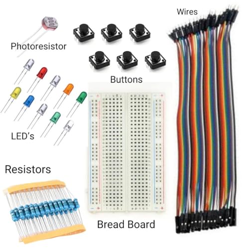 Arduino IDE Compatible STEM Learning Kit - Adventure Kit: Cogsworth City – Complete Beginner Coding and Electronics Course – Includes Hero R3 Board, LEDs, Sensors, Breadboard, and Components - Image 4