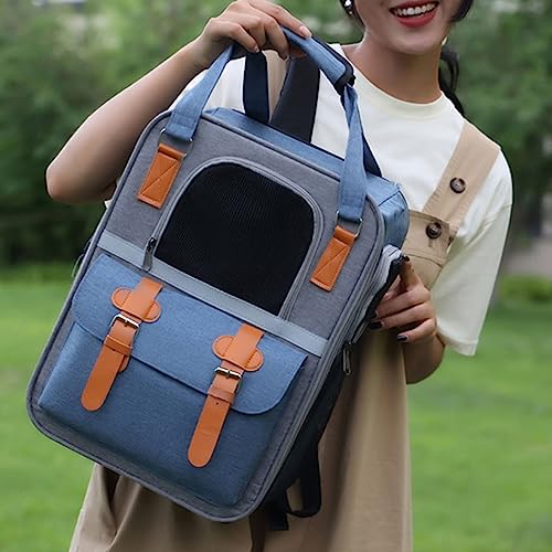 Mochila transportadora para cachorros con malla transpirable de máxima ventilación 6