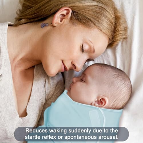 Image of Soft Stretchable Baby Blankets for Newborn Comfortable Cozy Ollie Adjustable Swaddle for New Born Baby Swaddle Wrap Cloth (Pack of 1) Sky Blue