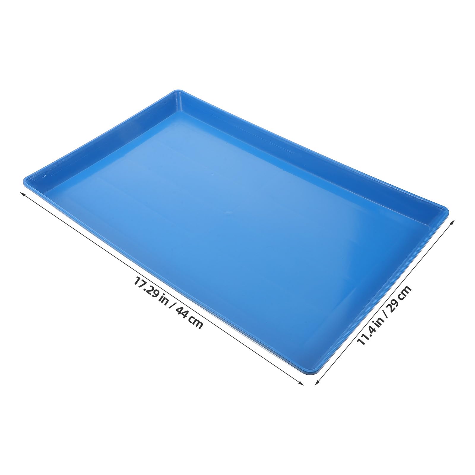 BETOOKY Vassoio per Gabbia Cani e Conigli in Plastica Resistente Vaschetta WC Sostituibile 44X29X3 CM Superficie Liscia Sicura per Piccoli Animali per Lettiera Pulita e Facile