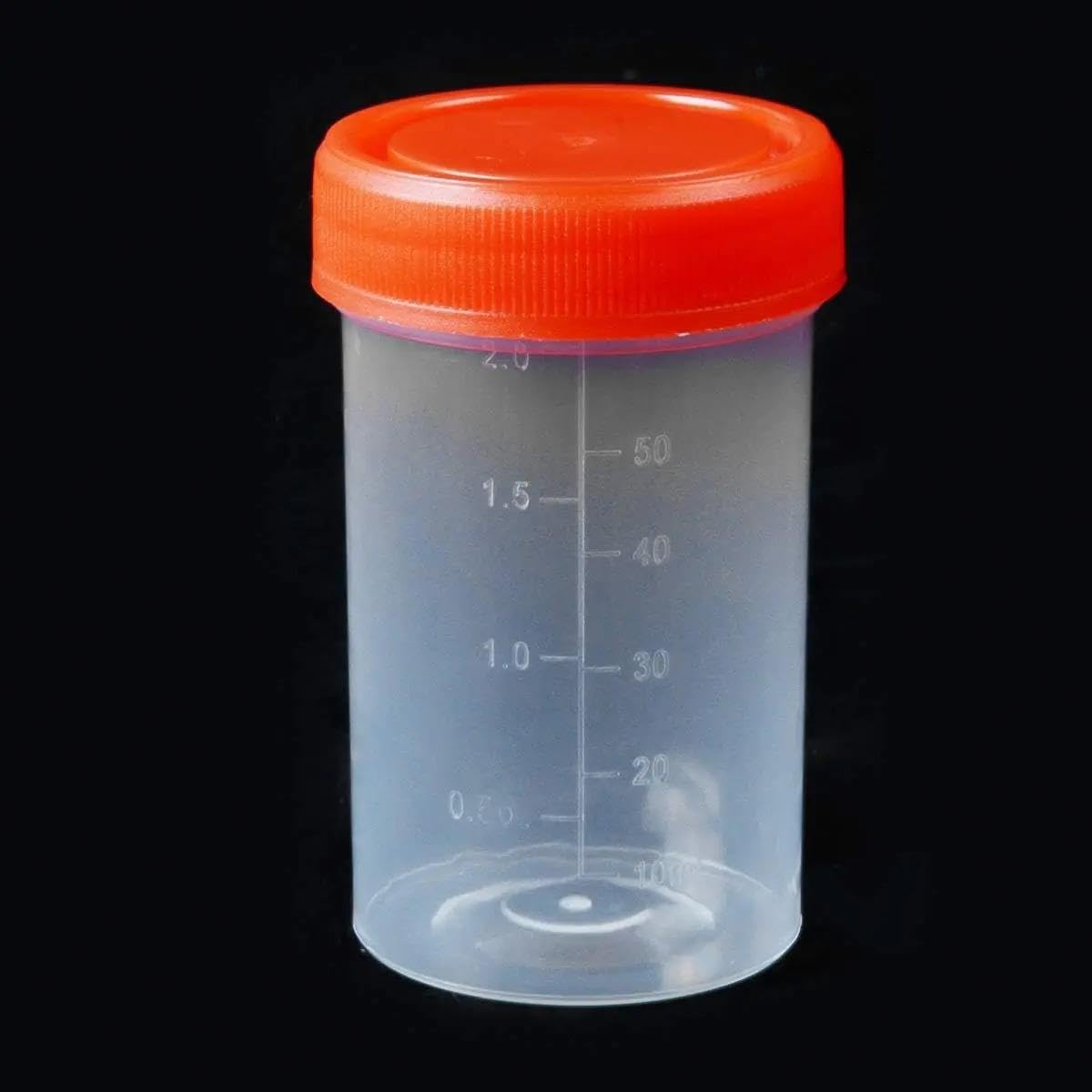 Gobelets à échantillons avec couvercles, récipients de mesure, gobelet d'échantillonnage scellé