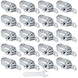 SEUNMUK 20 PCS 100mm Fence Wire Tensioners, Heavy Duty Metal Wire Fencing Line Tightener, Ratchet Wire Tensioner for Tensioning Cable, Rope, Chain - Image 1