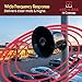 Pyramid Outdoor Trumpet Car Horn Speaker - 5” Pa Horn Speaker w/ 8 Ohms Impedance, 15 Watt Power, Adjustable Bracket, 10' Pre-Wired Cord, 3.5mm Mono - Pa Speaker for Cb Radio Car Siren System-PS5