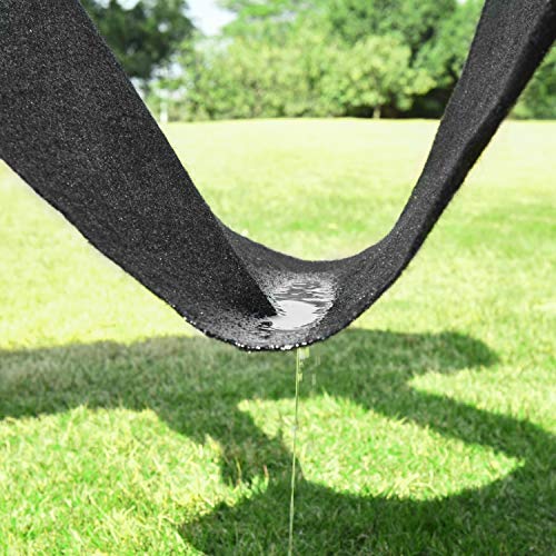 Pomeat Weed Barrier Landscape Fabric Heavy Duty, Premium Pro Weed Blocker Fabric, Durable & Superior Weeds Control Fabric for Vegetable Gardens, Flower Bed, Mulch, Pavers, Driveway 1.4 X 100FT Black