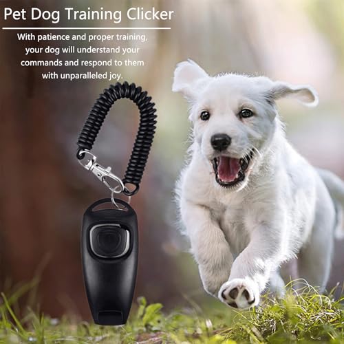 Hundepfeife Rütter Rückruf,2-in-1-Klicker Hund,Hundepfeife Hochfrequenz Lautlos,Clicker Hund,Hundepfeifen-Armband,Pfeife Klicker Hundeklicker Set,Hundepfeife Rückruf,Für Die Katze Hundeausbildung