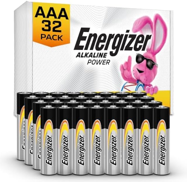 Energizer Alkaline Power AAA Batteries (32 Pack), Long-Lasting