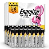 Energizer Alkaline Power AAA Batteries (32 Pack), Long-Lasting