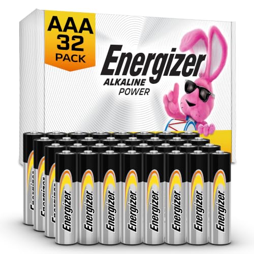 Energizer Alkaline Power AAA Batteries (32 Pack), Long-Lasting