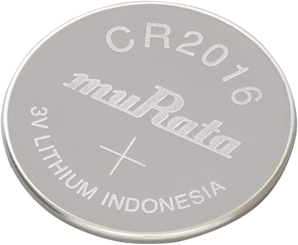 村田 CR2016 バッテリー DL2016 ECR2016 3V リチウムコイン電池 (15個) CR2016 ボタン電池 5個