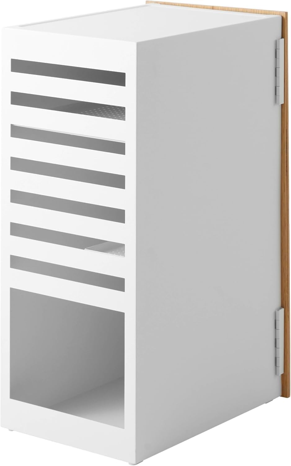 Amazon｜Tower ゲーム機収納ラック ホワイト 約W24.7×D36.5×H60.3cm