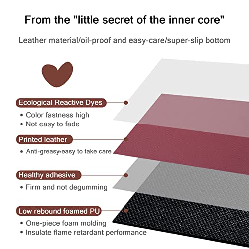 Tapis anti-fatigue antidérapant imperméable en mousse épaisse pour cuisine et bureau