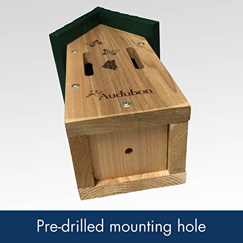Audubon 517586 Cedar Butterfly Shelter Tan/Green, 5.5X8X14.75 In #TOP3