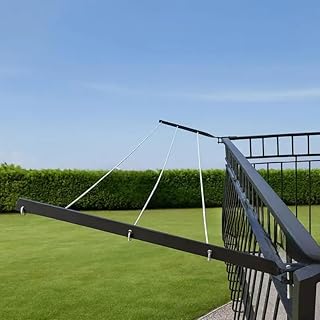 Coppia Bracci per stendibiancheria da balcone ringhiera barre asciugatrici CM.60 Made in Italy ART.775