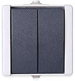 Kopp 540556009 Pro AQA Aufputz-Feuchtraum Schalterprogramm Serienschalter