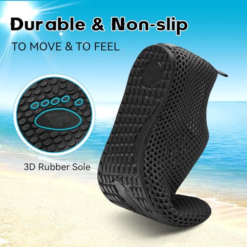 Scurtain Grey Flat Sandals for Women Summer Barefoot Wide Shower Shoes Mens Comfy Beach Gardening Sandals Soft Diabetic Orthopedic Sock Shoes Sexy Size by Scurtain - Used condition - Image 4