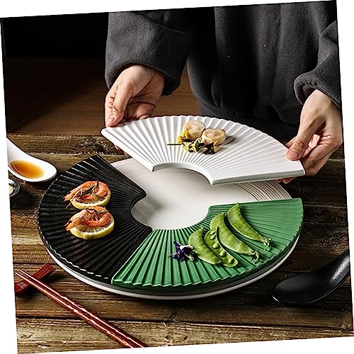 Plato estilo japonés para sushi de cerámica elegante miniatura 2