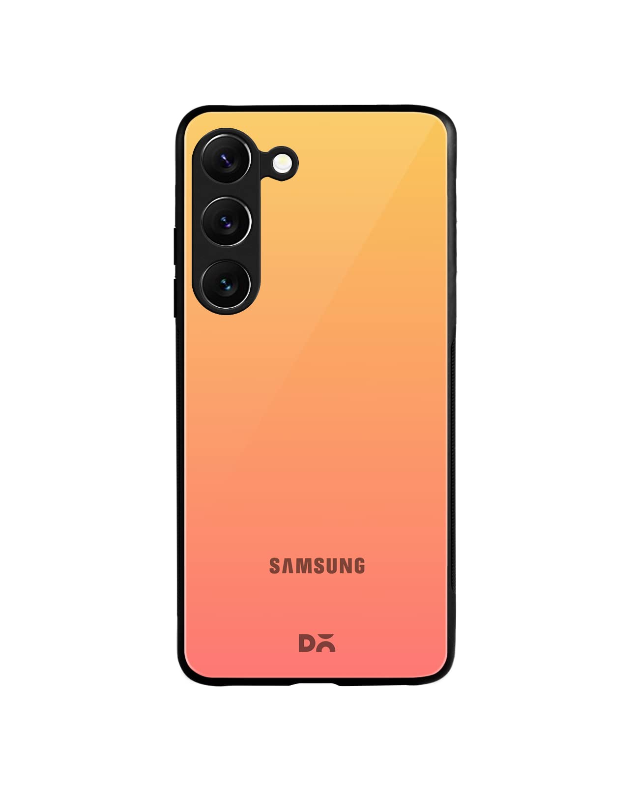 DailyObjects Sunrise Gradient Glass Back Case Cover for Samsung Galaxy S23 | Camera Protection | Precise Cutouts | Modern Design | Proper Fit | Flexible | Lightweight | Wireless Charging Compatible