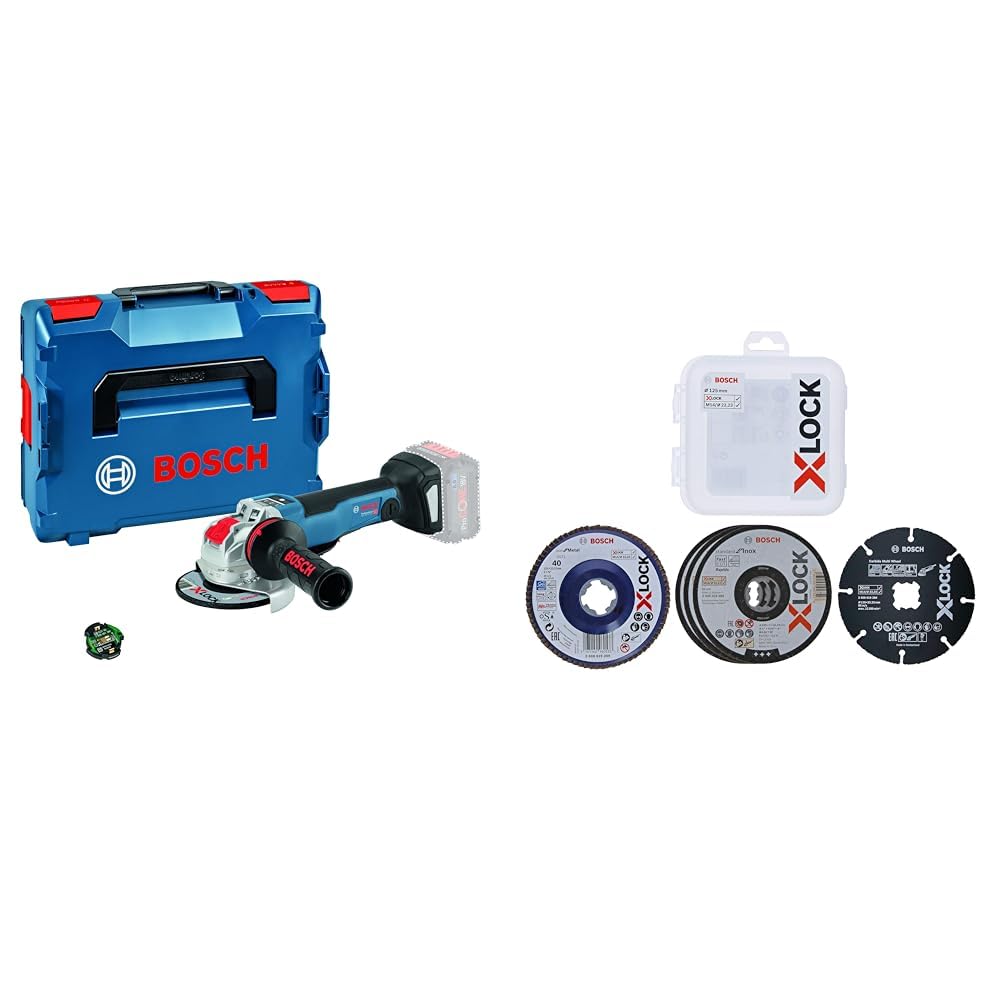 Meuleuse angulaire Bosch GWX 18V-10 PSC sans fil 125mm coffret L-Boxx