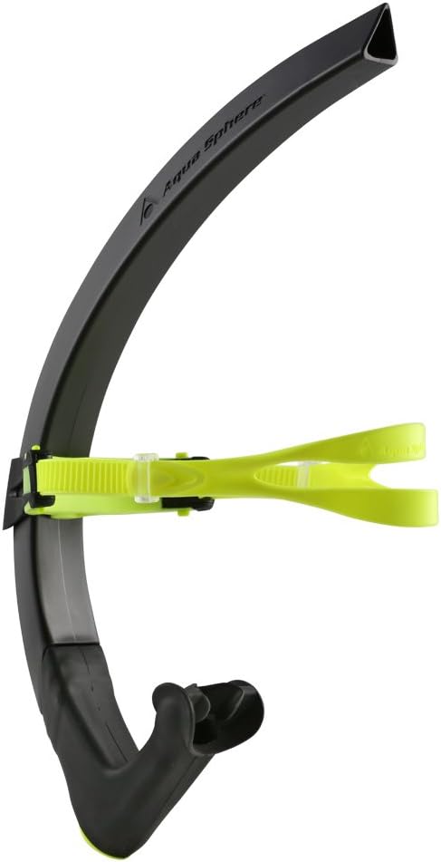 MP Michael Phelps Focus Swim Snorkel, Black Neon