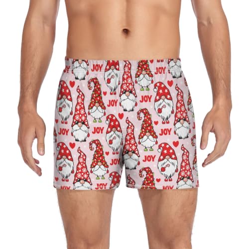Image of Men's Boxer Shorts Cotton Loose Underwear with Button Fly