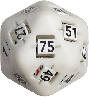 Bingo Patent Die - A Die That Displays Numbers 1 to 75. Replaces The Wheel Cage and Balls, for Faster Dynamic Game.