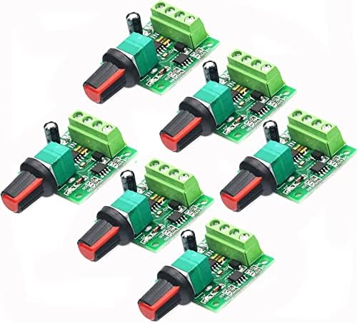 RUNCCI-YUN 2pcs 1.8V 3V 5V 6V 12V 2A PWM Motor-Drehzahlsteller,DC 