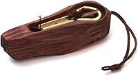 Vista 2 de Jew's Harp de MUARO P.Potkin en estuche de madera de chamán (instrumento musical de boca)