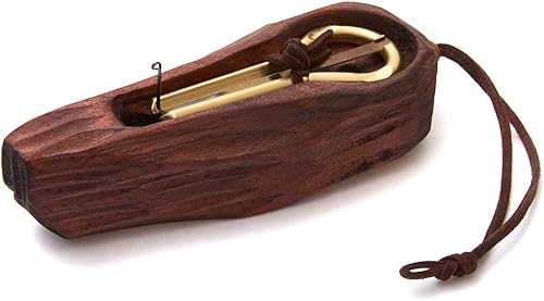 Miniatura 2 de Jew's Harp de MUARO P.Potkin en estuche de madera de chamán (instrumento musical de boca)