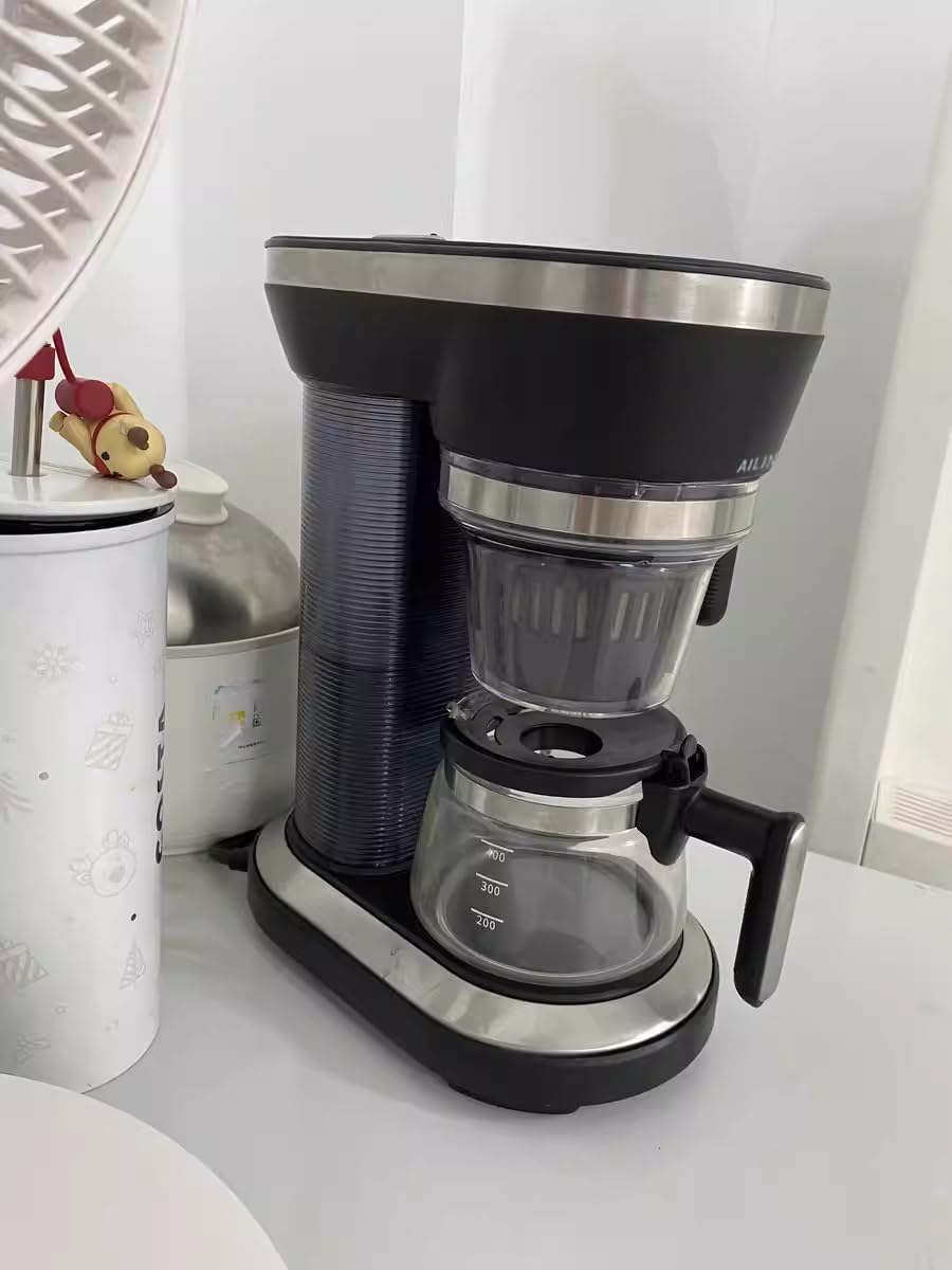 4-in-1 5-Cup Coffee Station Coffeemaker, Stainless Steel