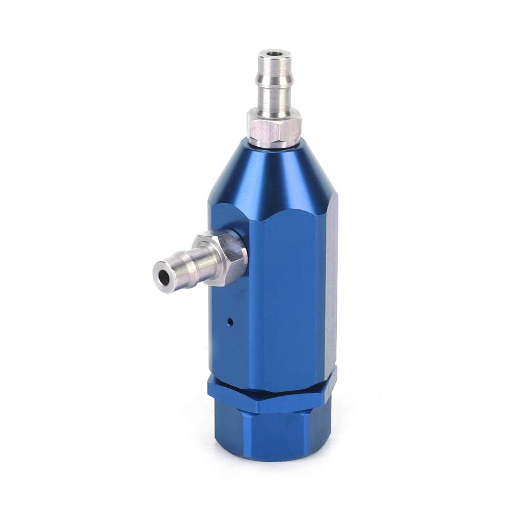 Regolatore Boost Manuale Universale 1-30psi Turbocompressore a Circuito Chiuso Regolabile Manualmente Regolatore Boost PSI Alluminio(blu)