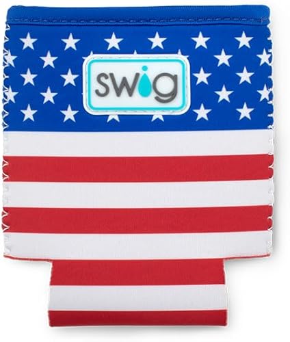 Miniatura 2 de Swig Life Enfriador de latas estándar + botellas, funda aislante de neopreno con bolsillo para tarjeta de crédito, para latas o botellas de tamaño