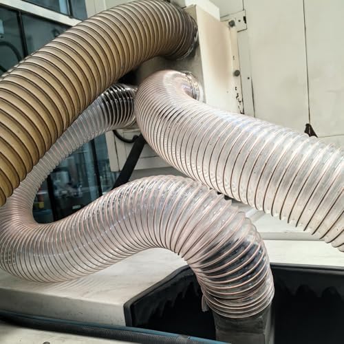 Shop Vacuum Hose Extension, 25-350MM Flexible Dust Collection Hose for Woodworking Tools, SRS, Workshop, 170MM Diameter, Compatible with Power Tools