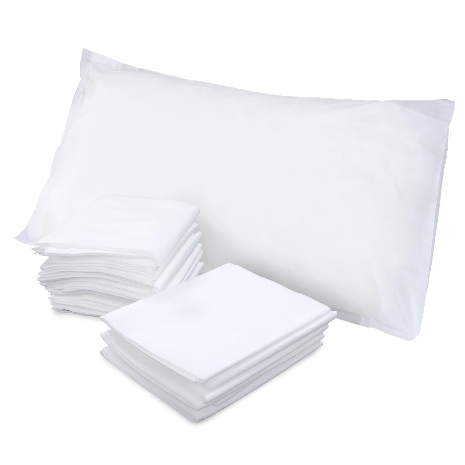 Disposable Pillow Case Covers, Disposable Pillowcases Bulk Pillowcase,Single-Use For