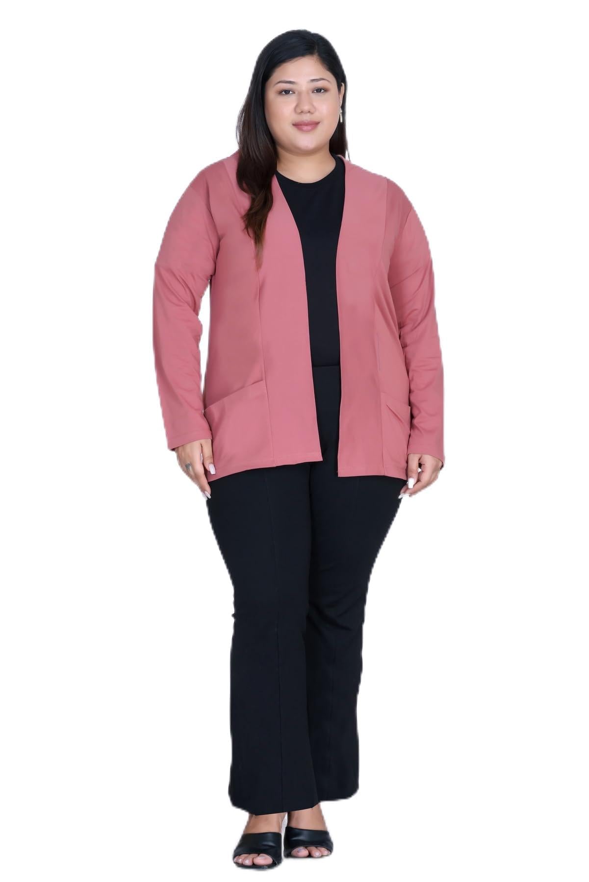 Cotton Front Open Shrug for Women | Full Sleeve Shrug for Women