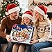 CUBIMANA 2025 Christmas Gingerbread House Roller Coaster Building Set with Light - 1562PCS Christmas Village Rollercoaster Building Toys Xmas Train Tree Santa Claus, Gifts for Adults Kids Boys Girls