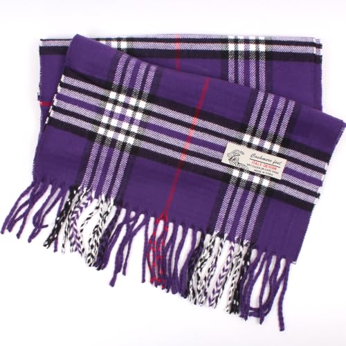Tartan Plaid Cashmere Feel Classic Soft Luxurious Winter Scarf For Men Women2